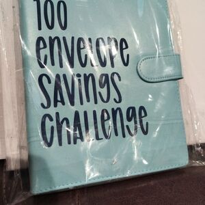 Blue Envelope Savings Challenge Binder